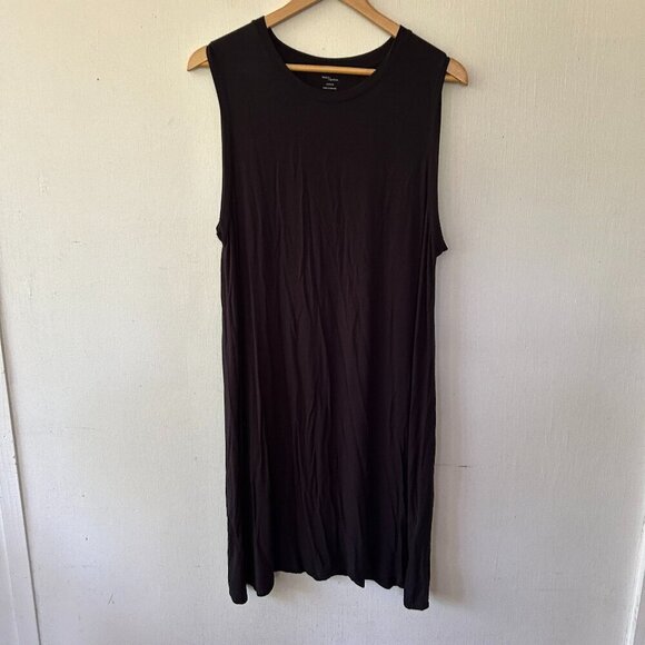 Daily Ritual Dresses & Skirts - Daily Ritual Shift Dress Womens XL Black‎ Sleeveless Minimalist Pullover